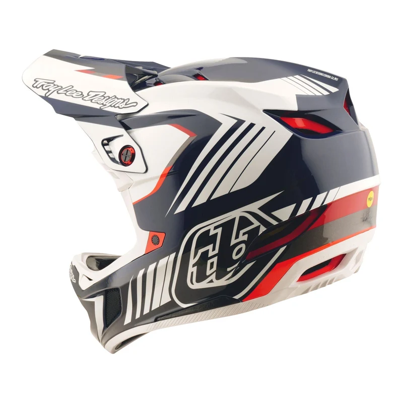 D4 Polyacrylite Helmet W/MIPS Qualifer Blue / White