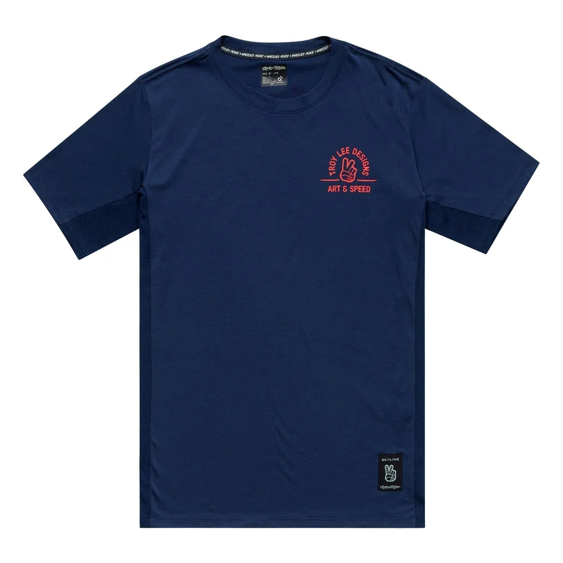 Skyline Short Sleeve Ride Tee Locals Midnight