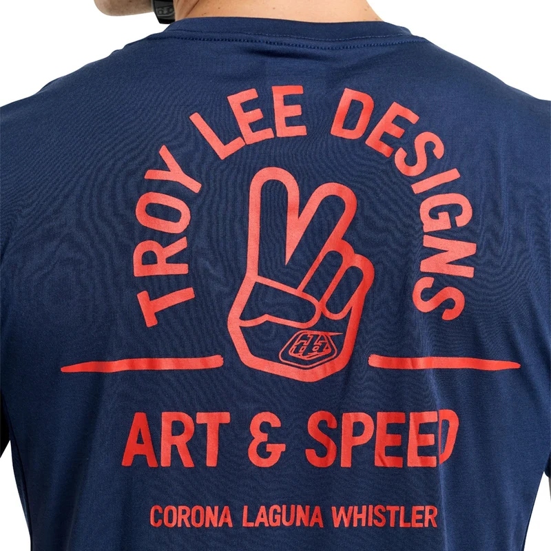 Skyline Short Sleeve Ride Tee Locals Midnight
