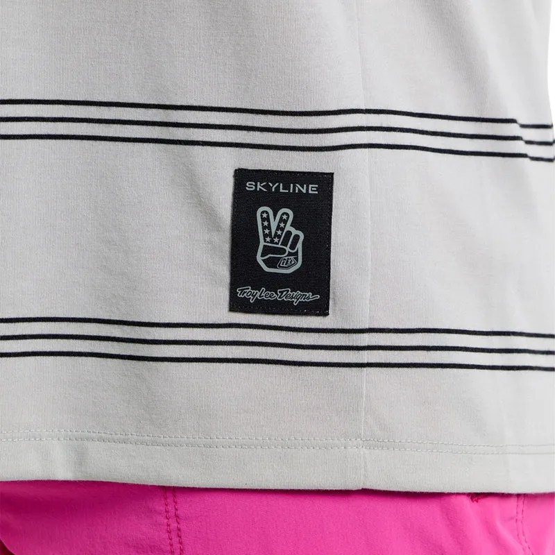 Skyline Short Sleeve Ride Tee Washed Out Limestone
