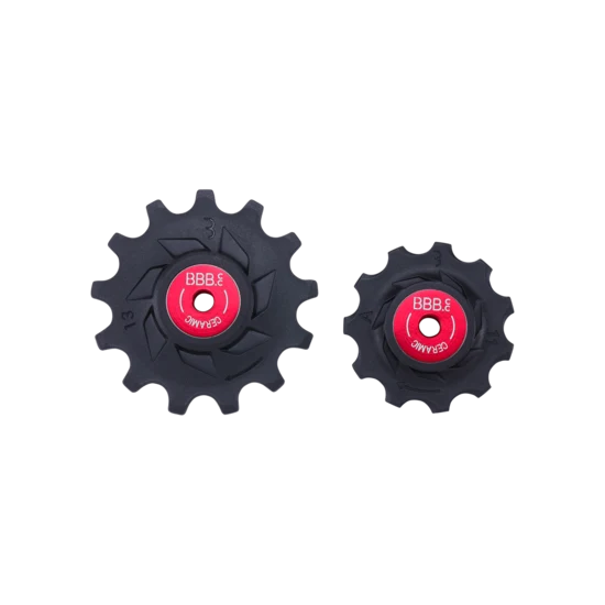 BDP-18 derailleur pulleys RollerBoys 11T-13T ceramic comp. Shim. GRX noir 11T-13T