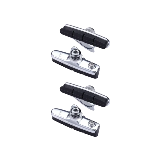 BBS-02 patins de frein Roadstop a cartouches argent