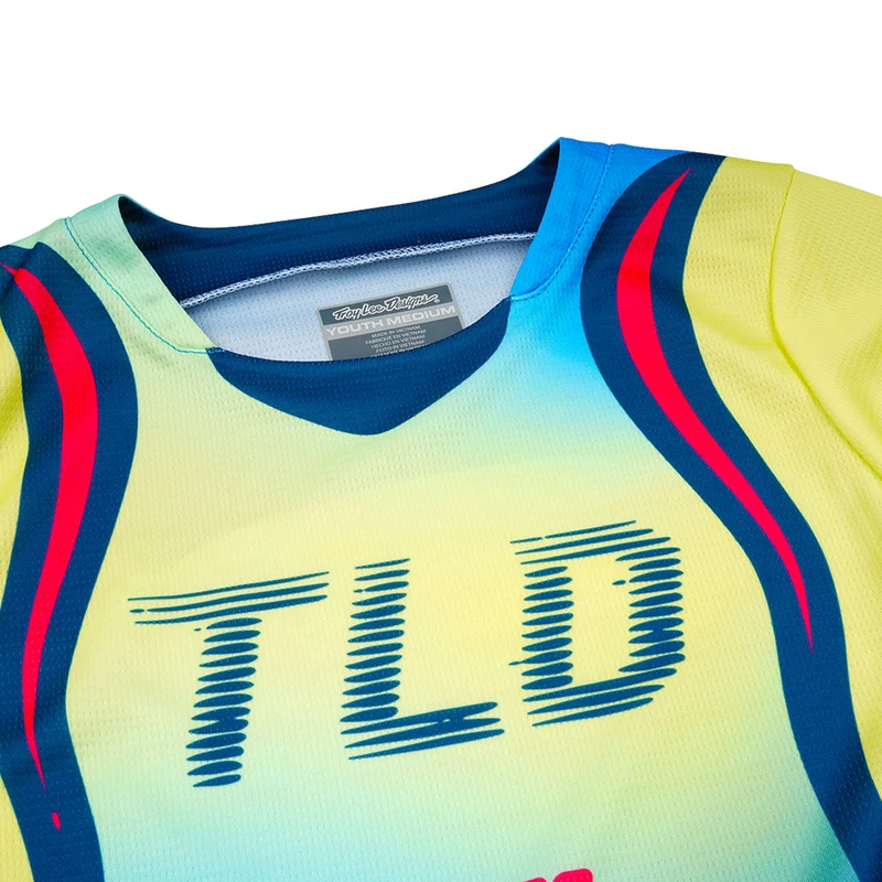 Youth GP Pro Jersey Drip Glo Yellow / Dark Navy