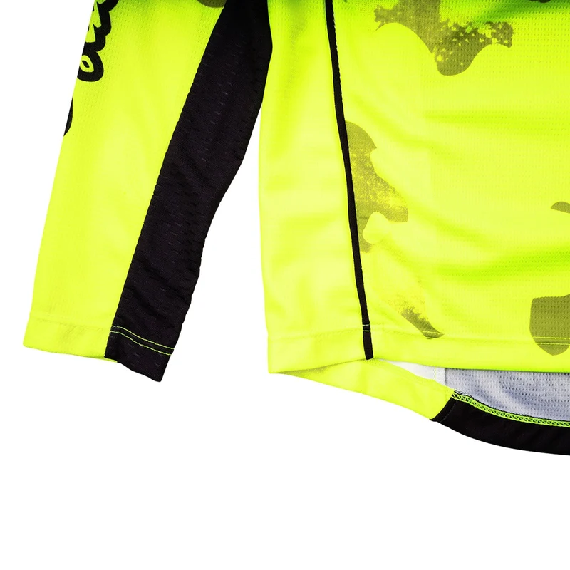 Youth GP Pro Jersey Blotted Flo Yellow