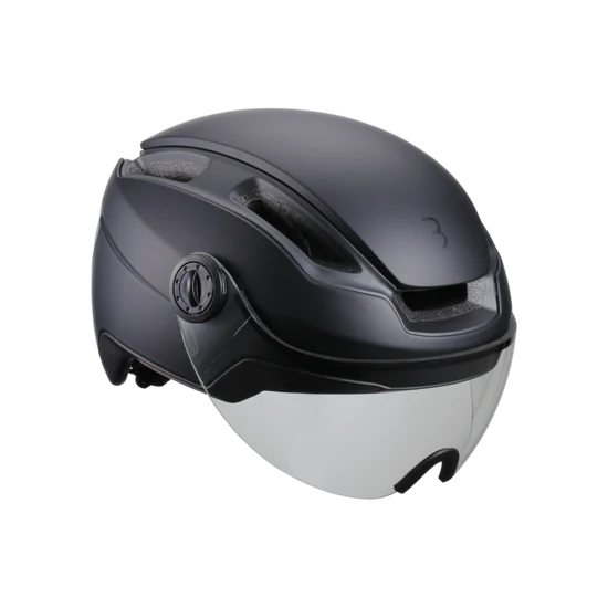 casque Indra faceshield transparant noir mat
