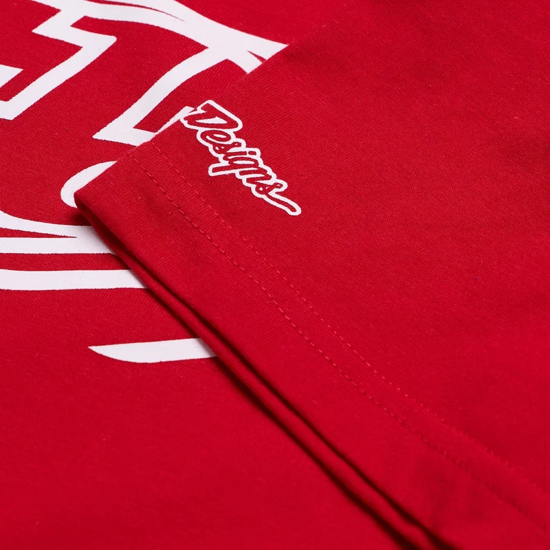 Youth Short Sleeve Tee Badge Team Red