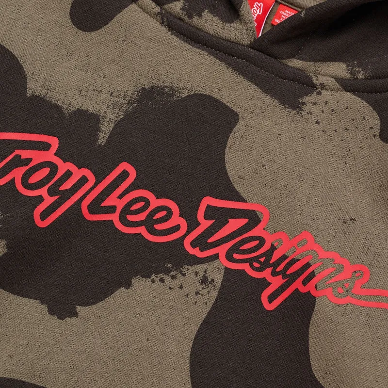 Youth Pullover Signature Olive Camo