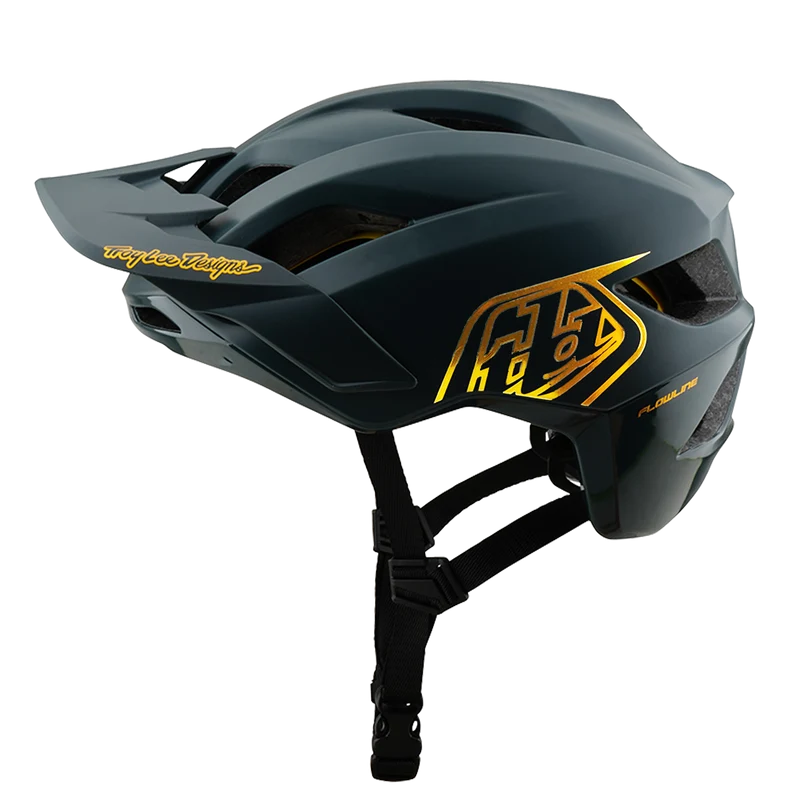 Youth Flowline Helmet W/MIPS Point Grey / Gold