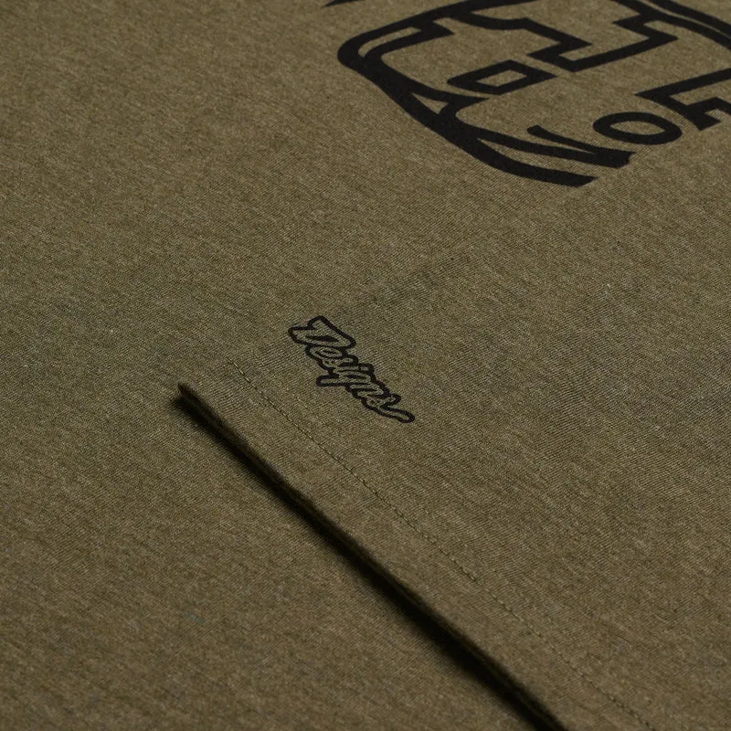 Short Sleeve Tee Badge Olive Heather