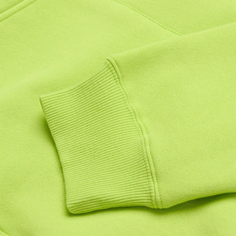 Pullover Hoodie Peace Out Glo Yellow