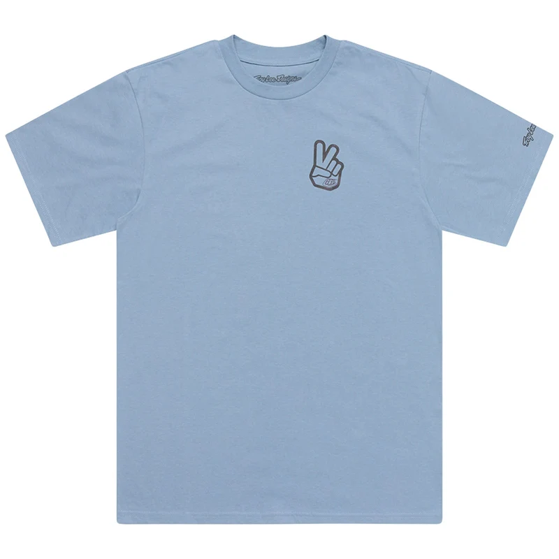 Short Sleeve Tee Peace Out Smoke Blue