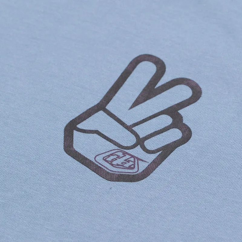 Short Sleeve Tee Peace Out Smoke Blue