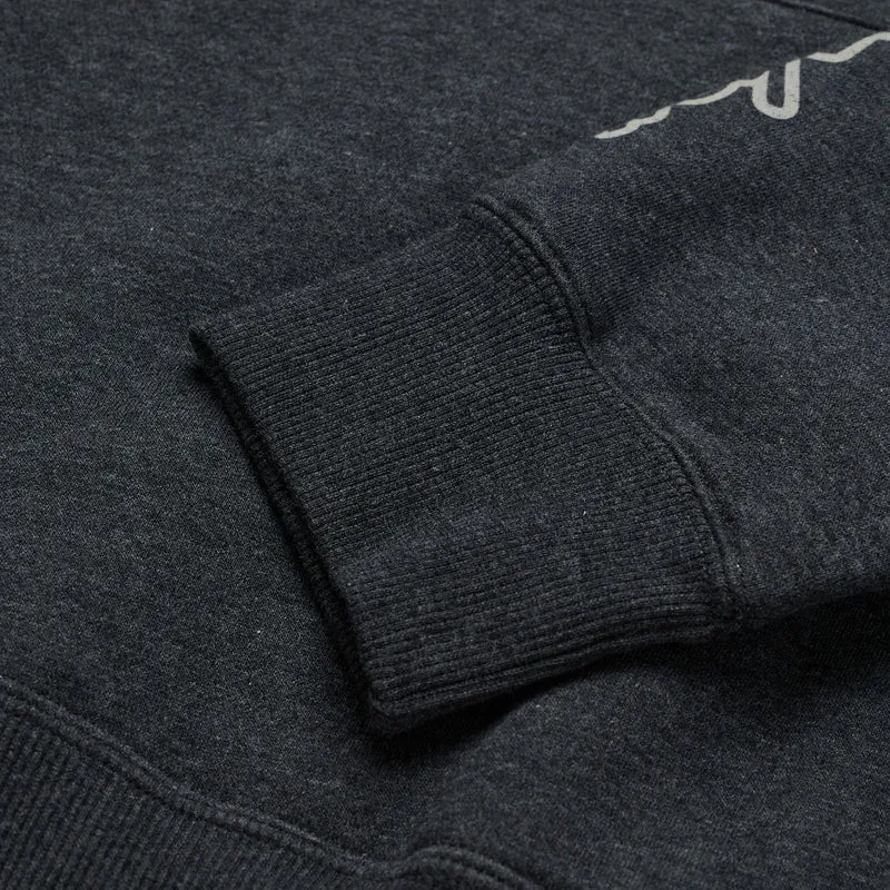 Pullover Hoodie Fade Out Black Heather