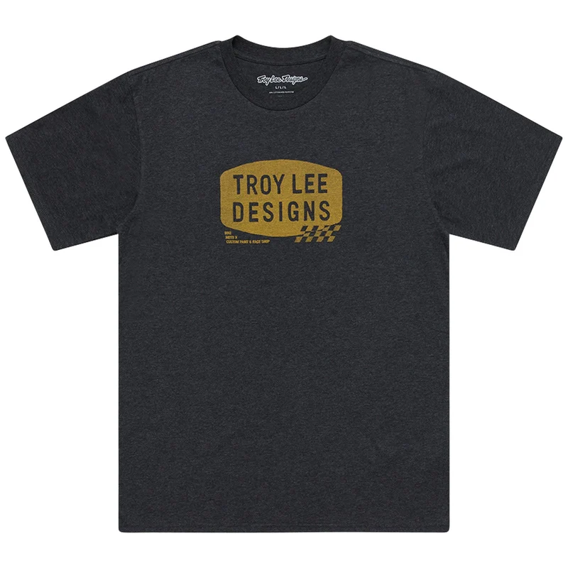 Short Sleeve Tee Stamp Black Heather