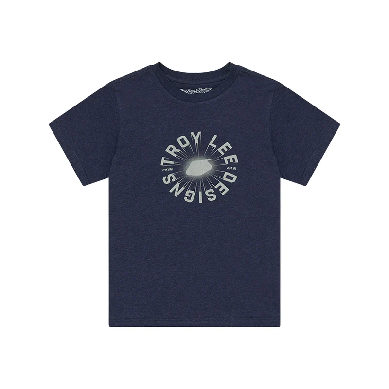 Youth Short Sleeve Tee Rotation Navy Heather