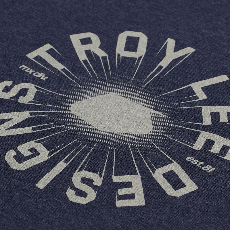 Youth Short Sleeve Tee Rotation Navy Heather