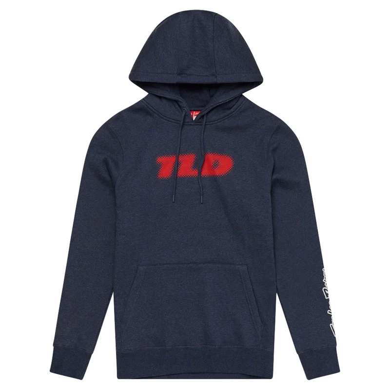 Pullover Hoodie Fade Out Navy Heather