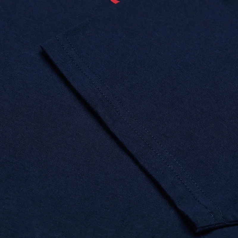 Womens Short Sleeve Tee Signature Navy