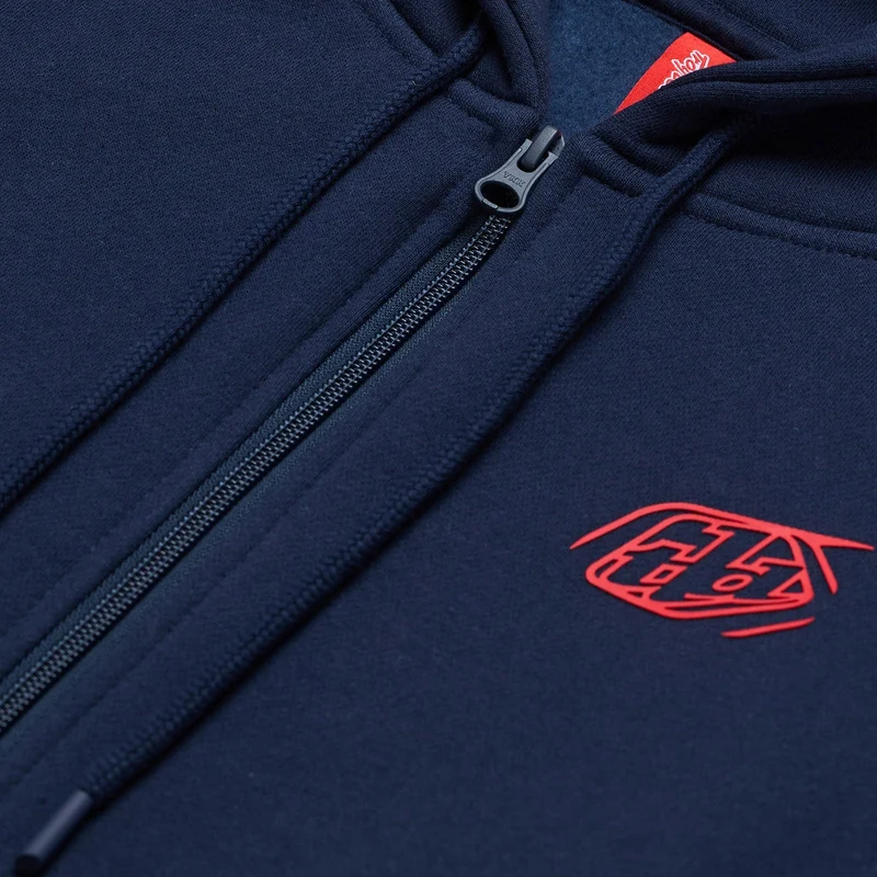 Zip Up Hoodie Branded Navy