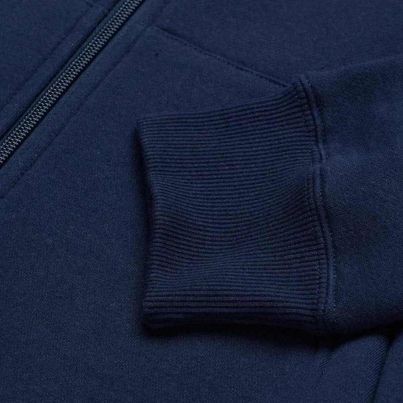 Zip Up Hoodie Branded Navy