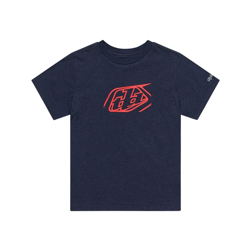 Youth Short Sleeve Tee Badge Navy Heather