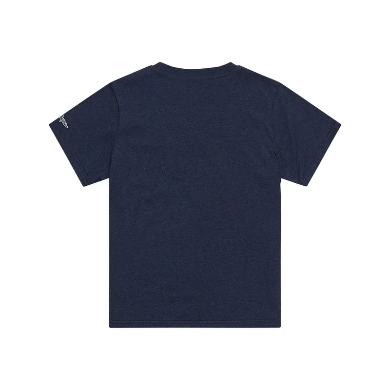 Youth Short Sleeve Tee Badge Navy Heather