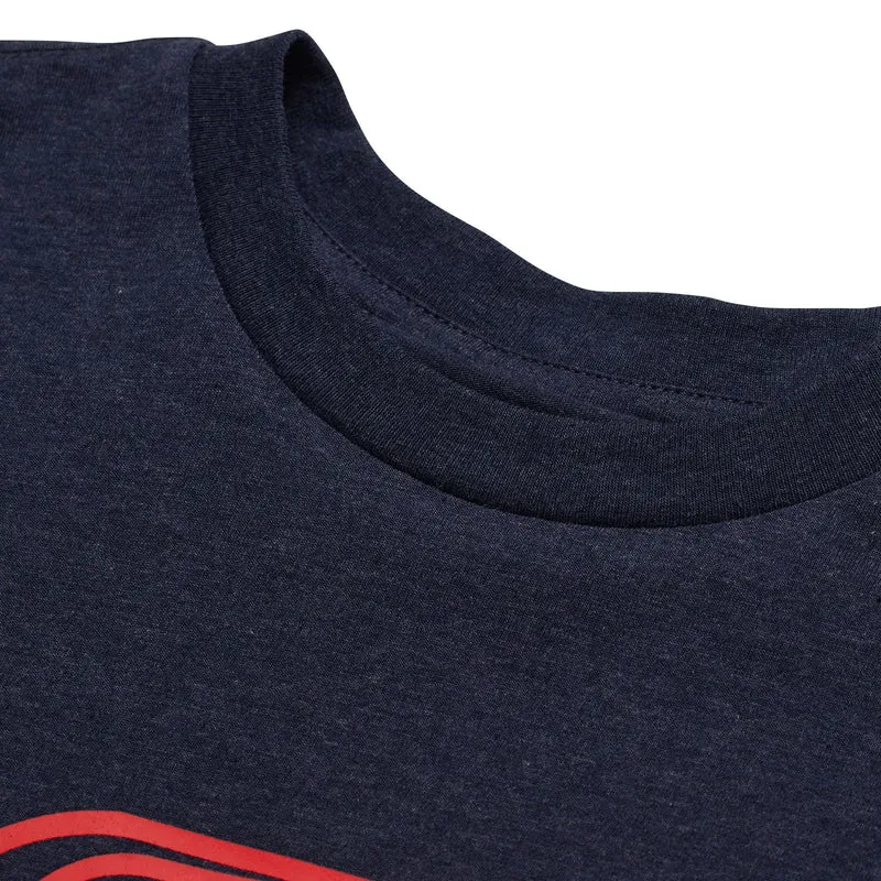 Youth Short Sleeve Tee Badge Navy Heather
