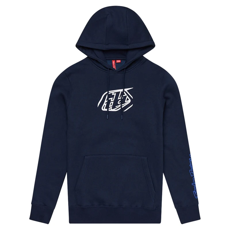 Pullover Hoodie Badge Navy