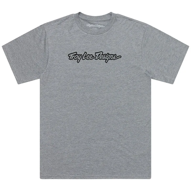 Short Sleeve Tee Signature Grey Heather