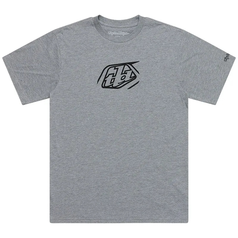Short Sleeve Tee Badge Grey Heather