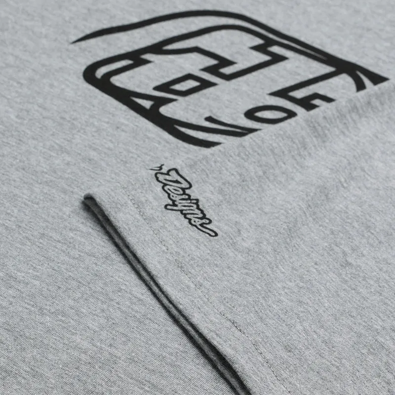 Short Sleeve Tee Badge Grey Heather