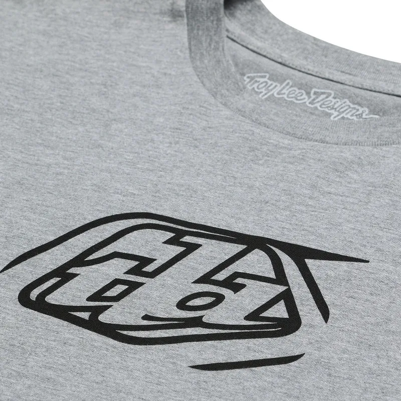 Short Sleeve Tee Badge Grey Heather