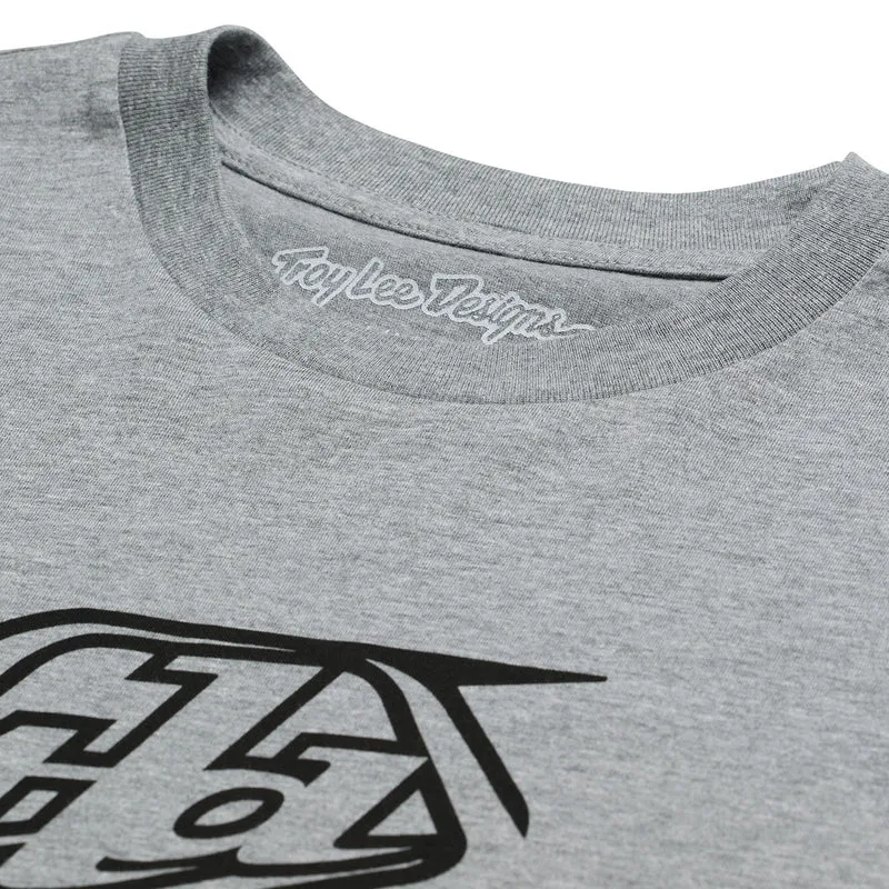 Short Sleeve Tee Badge Grey Heather
