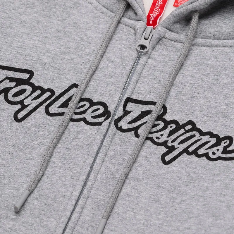 Zip Up Hoodie Signature Grey Heather