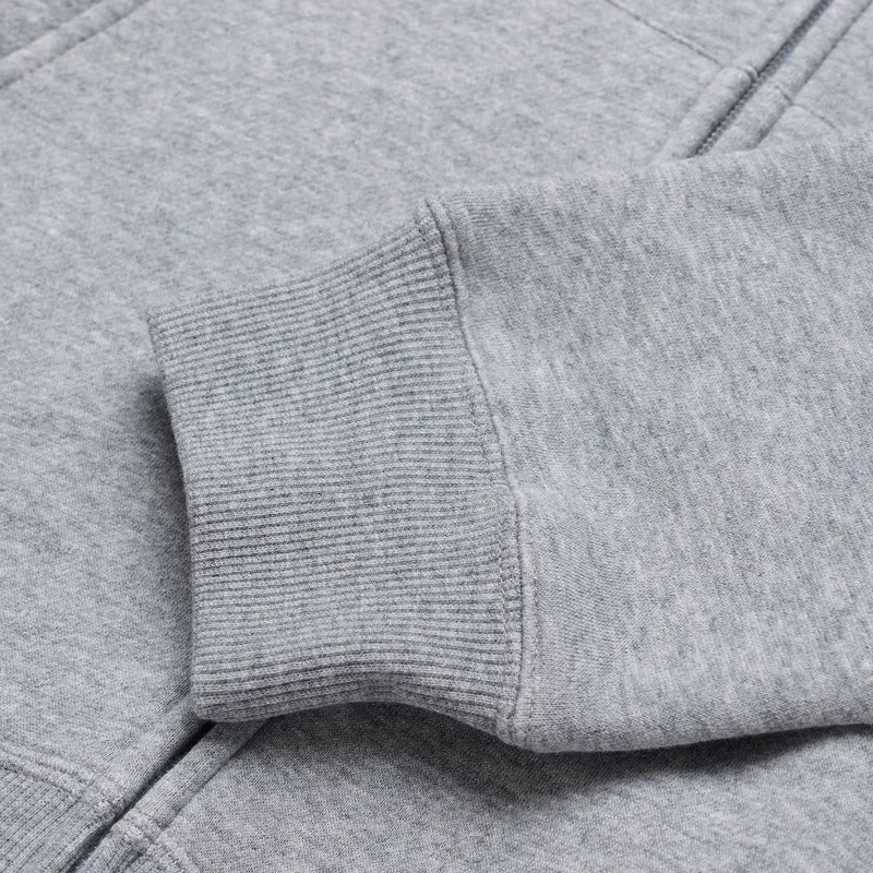 Zip Up Hoodie Signature Grey Heather