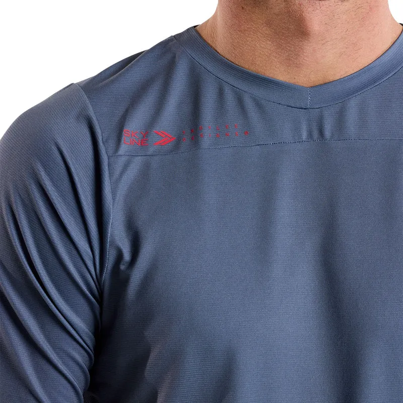 Skyline SS Jersey Mono Steel Blue