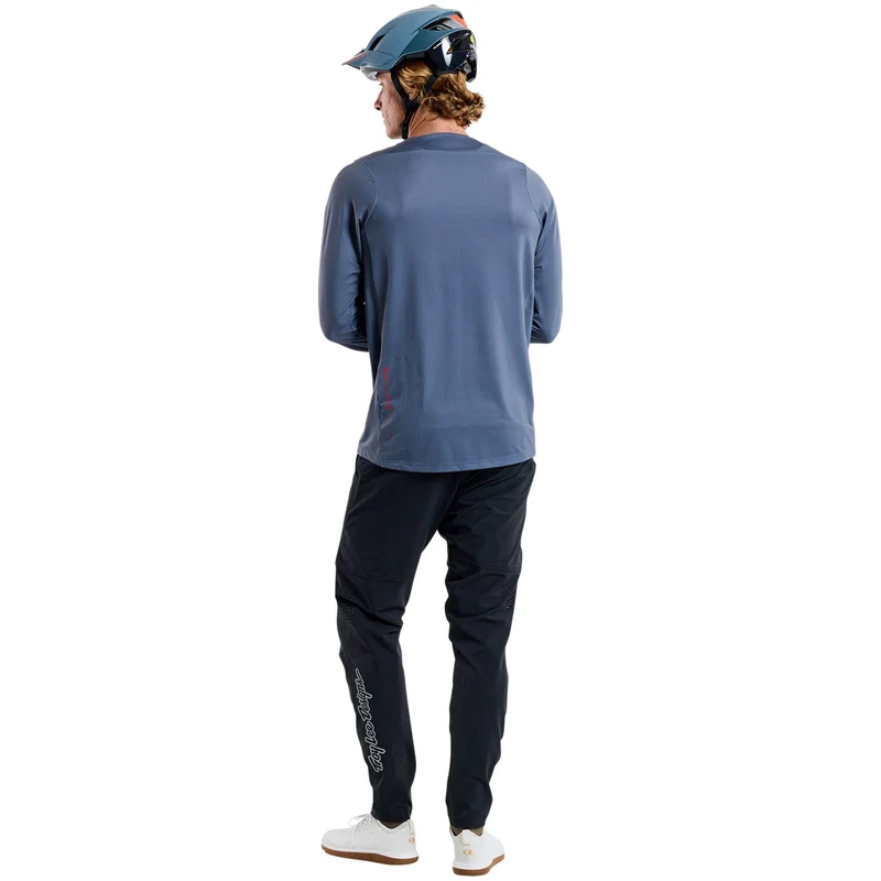 Skyline LS Jersey Mono Steel Blue