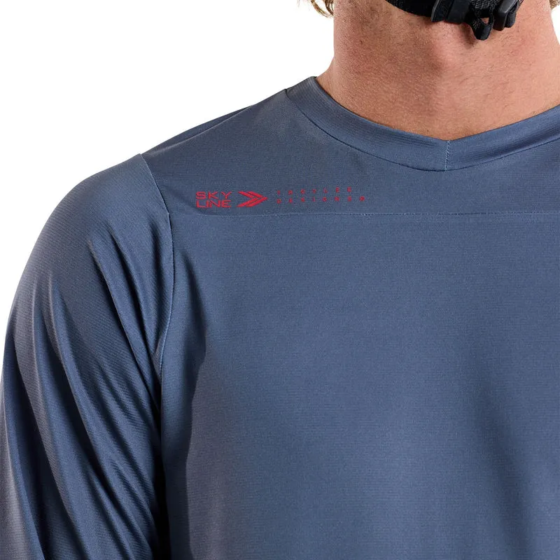 Skyline LS Jersey Mono Steel Blue