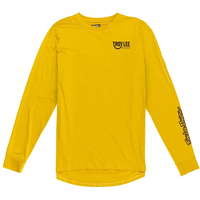 Ruckus Long Sleeve Ride Tee Eyez Safron