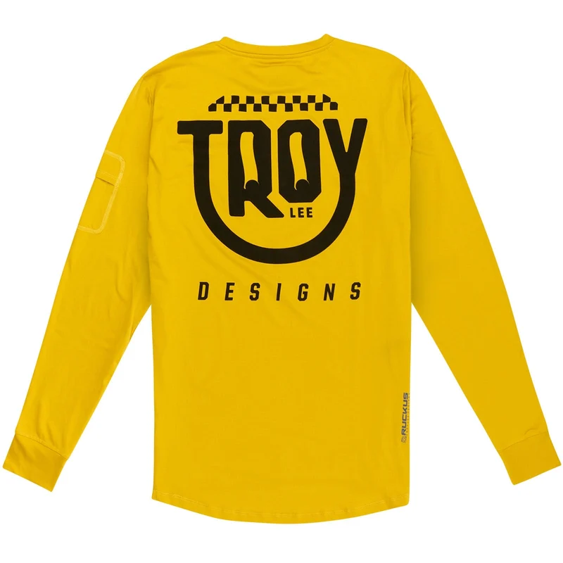 Ruckus Long Sleeve Ride Tee Eyez Safron