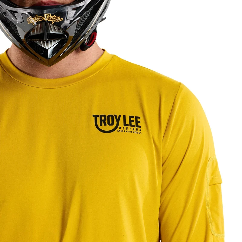 Ruckus Long Sleeve Ride Tee Eyez Safron