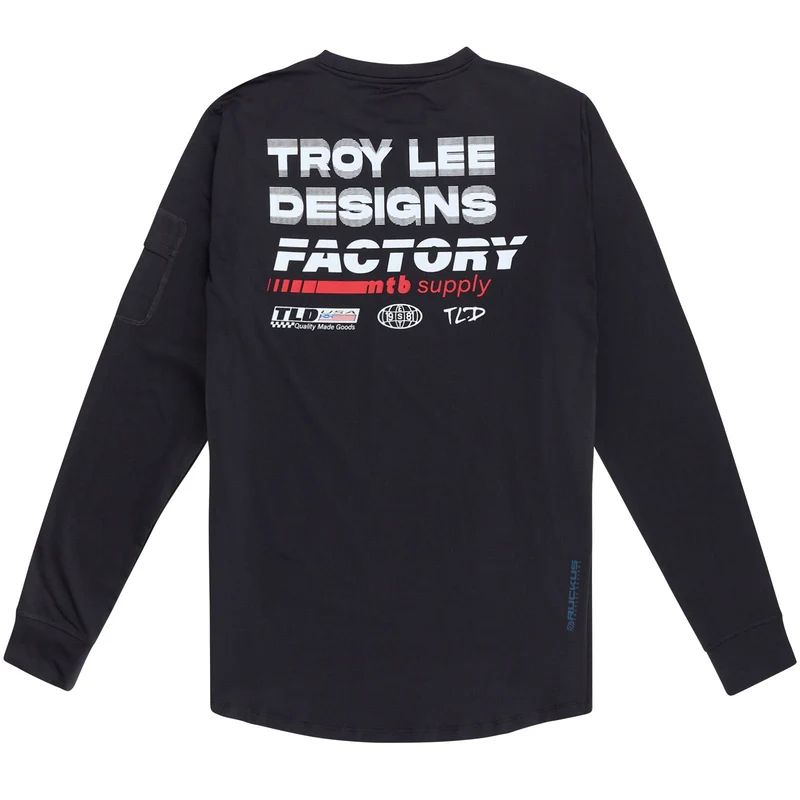 Ruckus Long Sleeve Ride Tee Factory Carbon