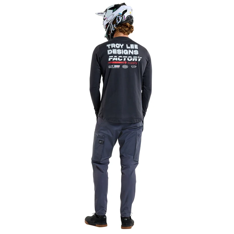 Ruckus Long Sleeve Ride Tee Factory Carbon
