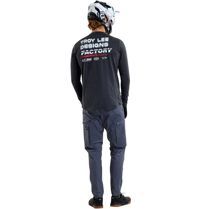 Ruckus Long Sleeve Ride Tee Factory Carbon