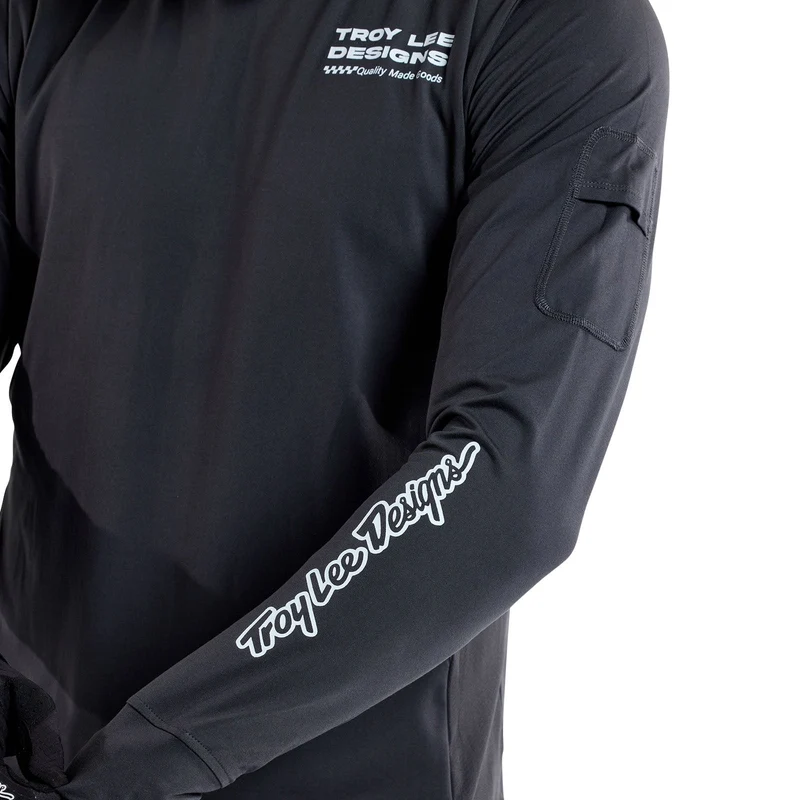 Ruckus Long Sleeve Ride Tee Factory Carbon