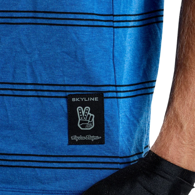 Skyline Short Sleeve Ride Tee Washed Out Cobalt