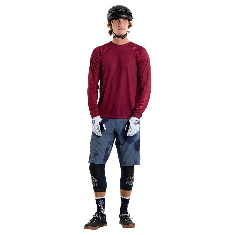 Skyline Air LS Jersey Mono Oxblood