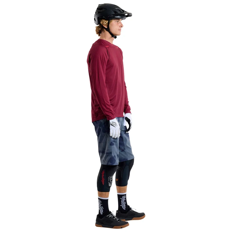 Skyline Air LS Jersey Mono Oxblood