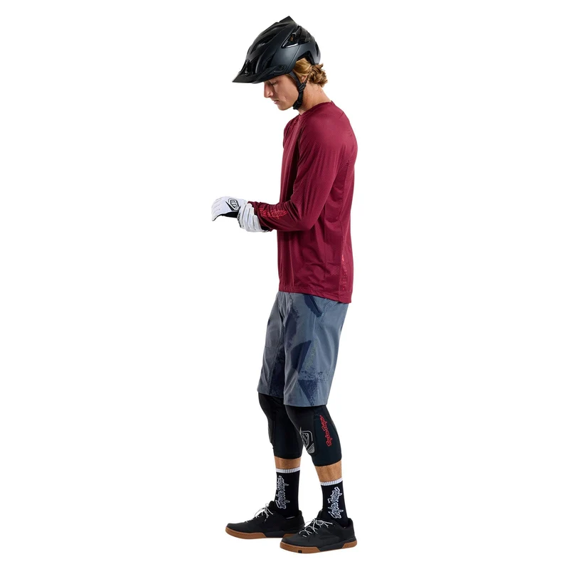 Skyline Air LS Jersey Mono Oxblood
