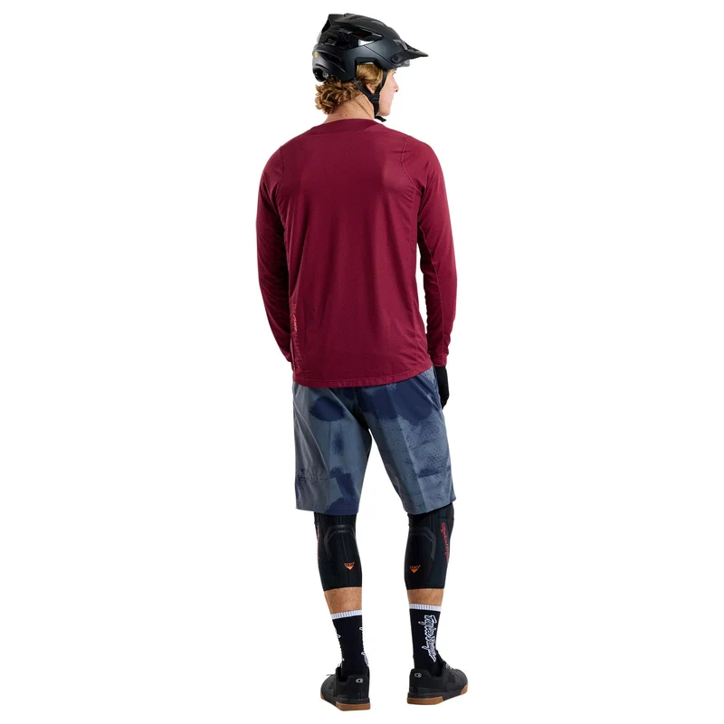 Skyline Air LS Jersey Mono Oxblood